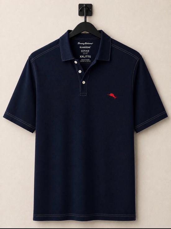 Tommy Bahama Other - EUC Tommy Bahama Men's navy blue  Polo with Red Logo